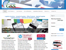Tablet Screenshot of governmentsupplyservices.com